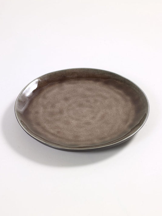 Pure by pascale naessens serax dinerbord - small - ø20,5 cm - 4 stuks - bruin