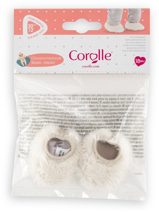Corolle poppensloffen - zachte sloffen accessoire voor pop 30cm.