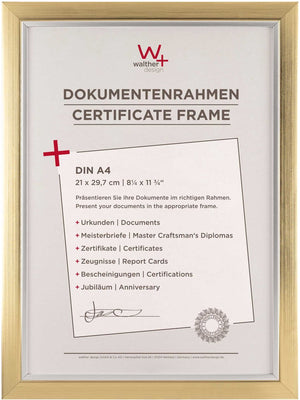 Walther beyond - fotolijst - fotoformaat 21x29,7 cm (din a4) - champagne