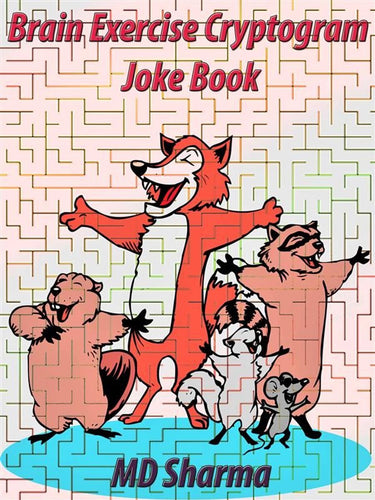 Merkloos sans marque brain exercise cryptogram joke book