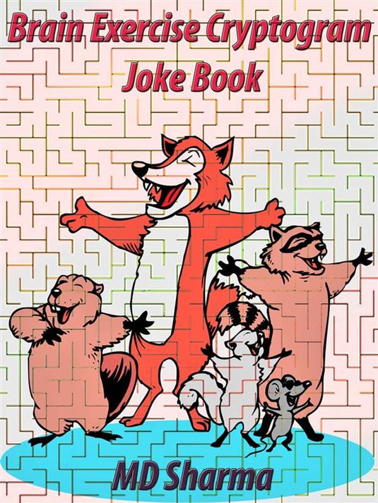 Merkloos sans marque brain exercise cryptogram joke book