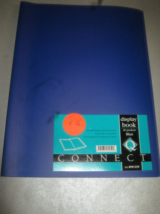 Q-connect showalbum | a4 | 40 tassen | blauw