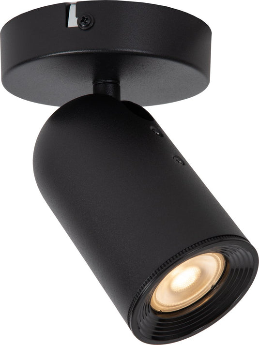 Lucide punch - plafondspot (plafondlamp) - 1xgu10 - zwart