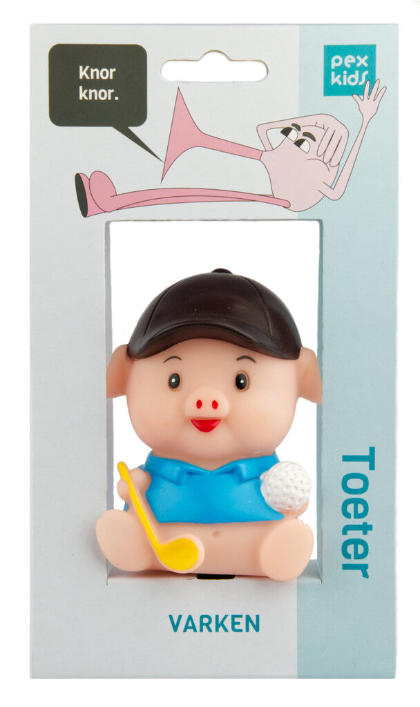 Load image into Gallery viewer, Fietshoorn pexkids varken - blauw
