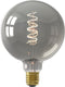 Calex filament led lamp - e27 - vintage lichtbron - 12.5cm- titanium - 4w - dimbaar