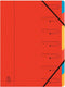 Exacompta sorteermap 7-delig rood