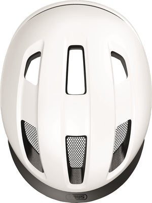 Abus fietshelm purl-y ace polar white s - 51-55 cm - wit - geschikt voor gebruik op speed pedelecs - elektrische fietsen - snorfietsen - nta-8776 320 g