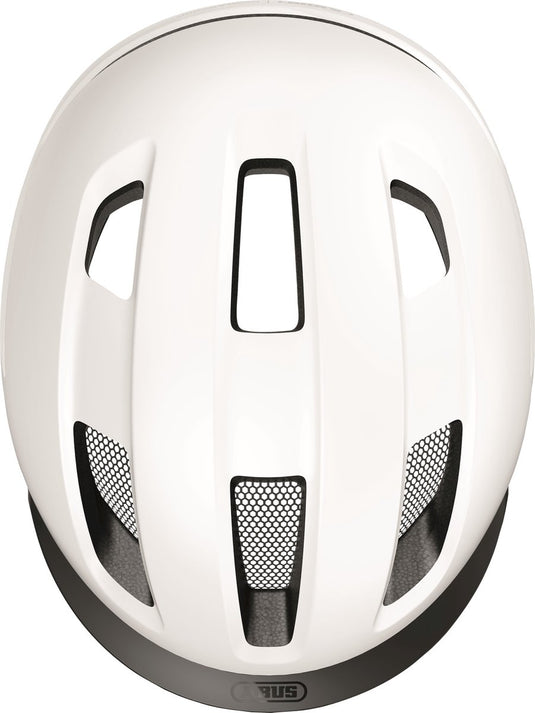 Abus fietshelm purl-y ace polar white s - 51-55 cm - wit - geschikt voor gebruik op speed pedelecs - elektrische fietsen - snorfietsen - nta-8776 320 g