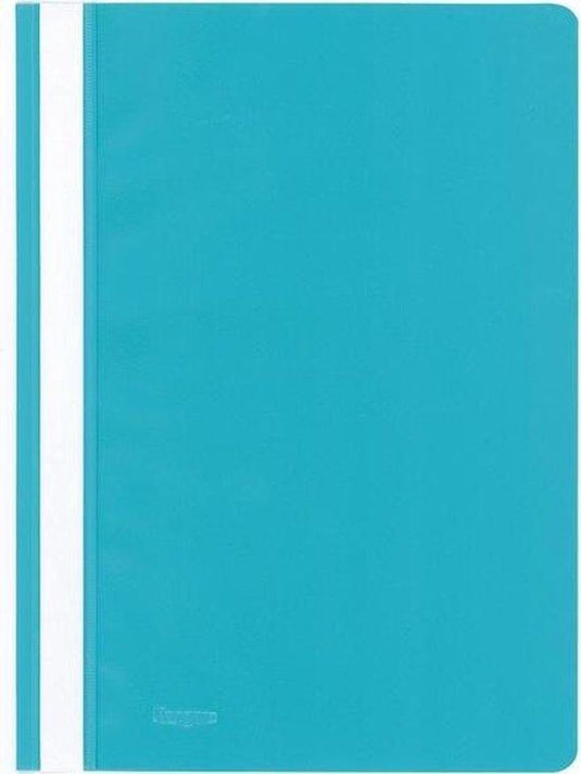 Kangaro snelhechtermap - a4 - pp - turquoise - krimp á 25 stuks - k-22049