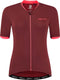 Rogelli essential fietsshirt - korte mouwen - dames - bordeaux, coral - maat xl