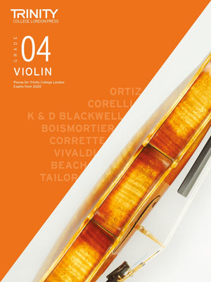 Trinity college london violin exam pieces from 2020: grade 4