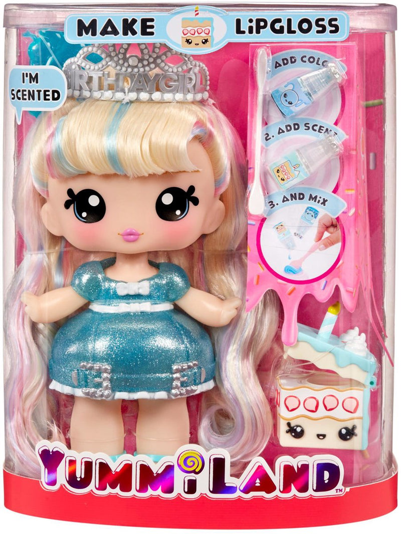 Cargue la imagen en el visor de la galería, Yummiland pop met lipglossdiertje - callie birthday cake
