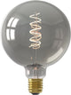 Calex filament led lamp - e27 - vintage lichtbron - 12.5cm- titanium - 4w - dimbaar