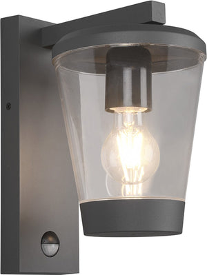 Trio cavado - wandlamp - antraciet - excl. 1x e27 4 w - - buitenverlichting - ip44