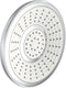 Schütte grenoble hoofddouche - douchekop rond ø 22,5 cm - 1 2 -aansluiting - chroom