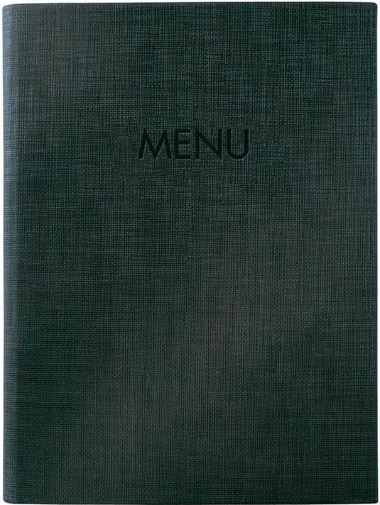 Sigel menukaart map - a5 - grijs - voor 8 bladen - si-sm207