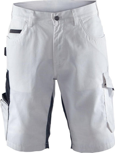 Blåkläder blaklader 1094 schildersshort met stretch white dark grey c54