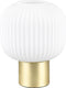 Trio diva - tafellamp - messing mat - excl. 1x e27 8,5 w - snoerschakelaar