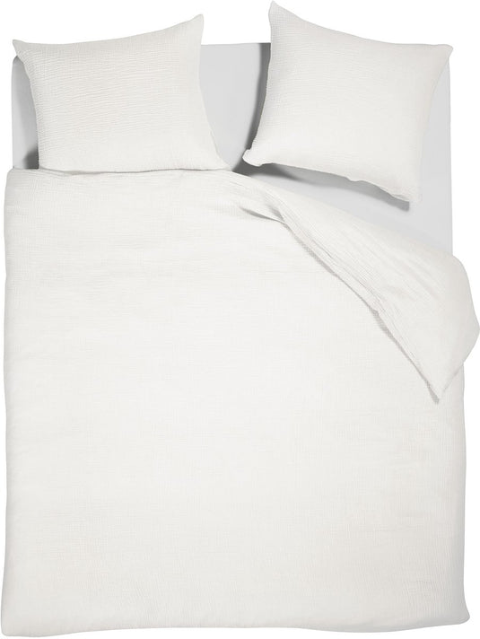 Vtwonen gentle embrace dekbedovertrek - tweepersoons - 200 x 200 220 cm - wit