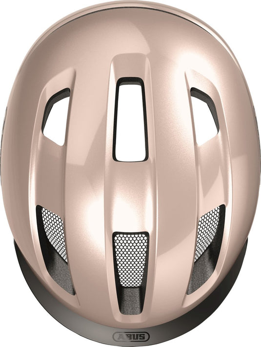Abus fietshelm purl-y champagne gold m - 54-58 cm - beige - geschikt voor gebruik op speed pedelecs - elektrische fietsen - snorfietsen - nta-8776 320 g