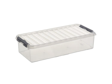 Sunware q-line opbergbox 6.5 liter transparant 48,5x19x10,5 cm