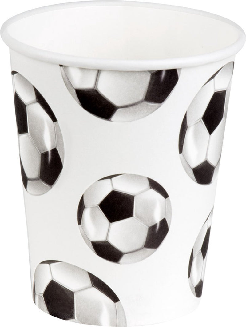 Afbeelding laden in galerijviewer, Boland papieren bekers voetbal, 10st.
