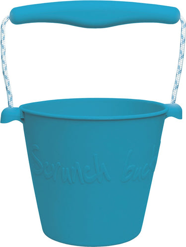 Scrunch speelgoedemmer - blauw - opvouwbaar - recycleerbaar