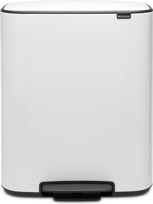 Brabantia bo prullenbak - 60 liter - 1 vak - white