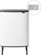 Brabantia bo touch bin hi prullenbak - 2 x 30 liter - afvalscheiding - white