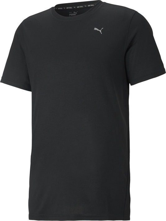 Puma performance ss tee m heren sportshirt - zwart - maat s