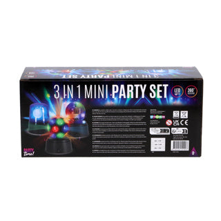 Chargez l'image dans la visionneuse de la galerie, Party time! disco mini party set 3 in 1 party time
