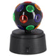 Party time! led mini disco bal zwart