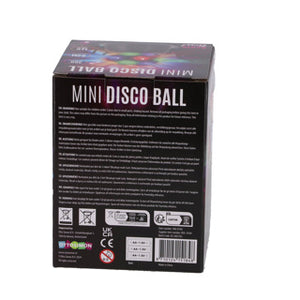 Overige merken led mini disco bal zwart