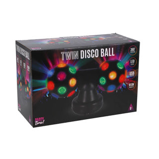 Afbeelding laden in galerijviewer, Party time! party time twin discobal zwart
