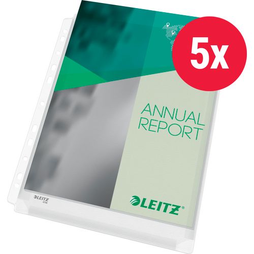 Leitz showhoes maxi a4 pvc 5 stuks