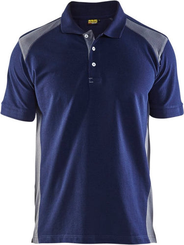 Blåkläder blaklader poloshirt piqué 3324-1050 - zwart donkergrijs - l