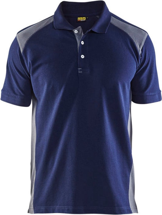 Blåkläder blaklader poloshirt piqué 3324-1050 - zwart donkergrijs - l