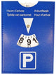 Dunlop parkeerschijf blauw 15 cm