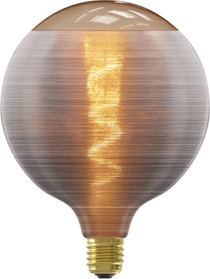 Calex silk series led lamp - g125 - grijs - e27 - 4w - dimbaar