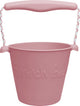 Scrunch speelgoedemmer - roze - opvouwbaar - recycleerbaar