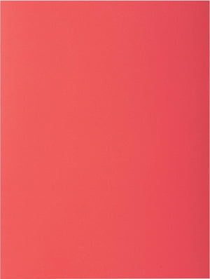 Exacompta rock''s 80 - pak van 100 inlegmappen 22x31cm voor a4 - rood - 800012e