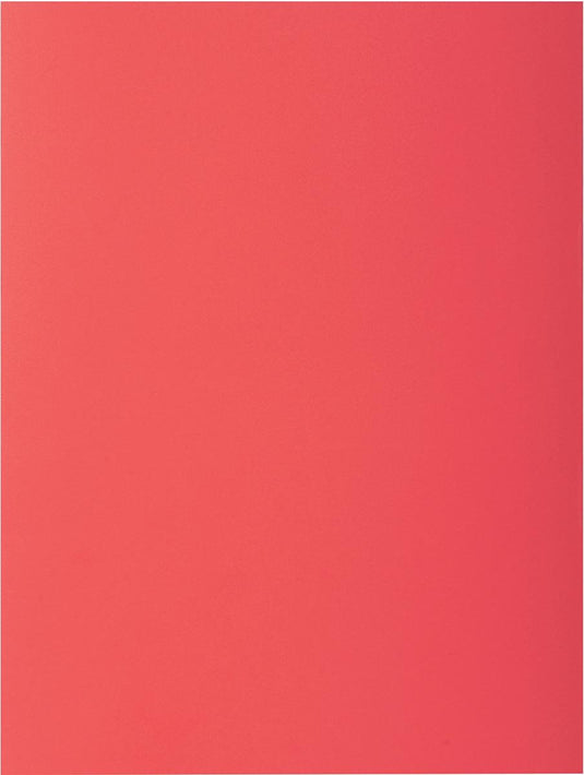 Exacompta rock''s 80 - pak van 100 inlegmappen 22x31cm voor a4 - rood - 800012e