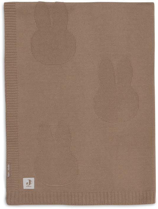 Jollein baby deken wieg - 75x100cm - miffy - biscuit