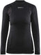 Craft active extreme x cn ls w dames thermoshirt - zwart