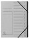 Exacompta 541211e, project folder, a4, karton, grijs, 355 g m², elastische band