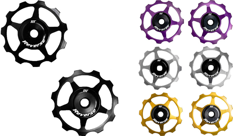 Load image into Gallery viewer, Reverse components colab aluminium pulley set
