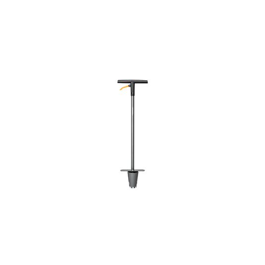 Fiskars ergo bollenplanter met lange steel - pootstok bollenpoter met antislip stabord - 100 cm