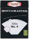 Moccamaster filterpapier nr.4 - kbg select en kbgt - 100 stuks