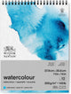 Winsor newton 6662583 aquarelblok spiral pad – 300 g m², 12 vellen, koudgeperst, grain fin - aquarelpapier 27,9 x 35,6 cm