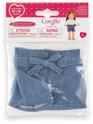 Corolle ma poppen spijkershort met strik - 36cm